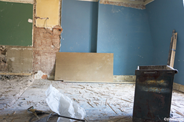 blue wall